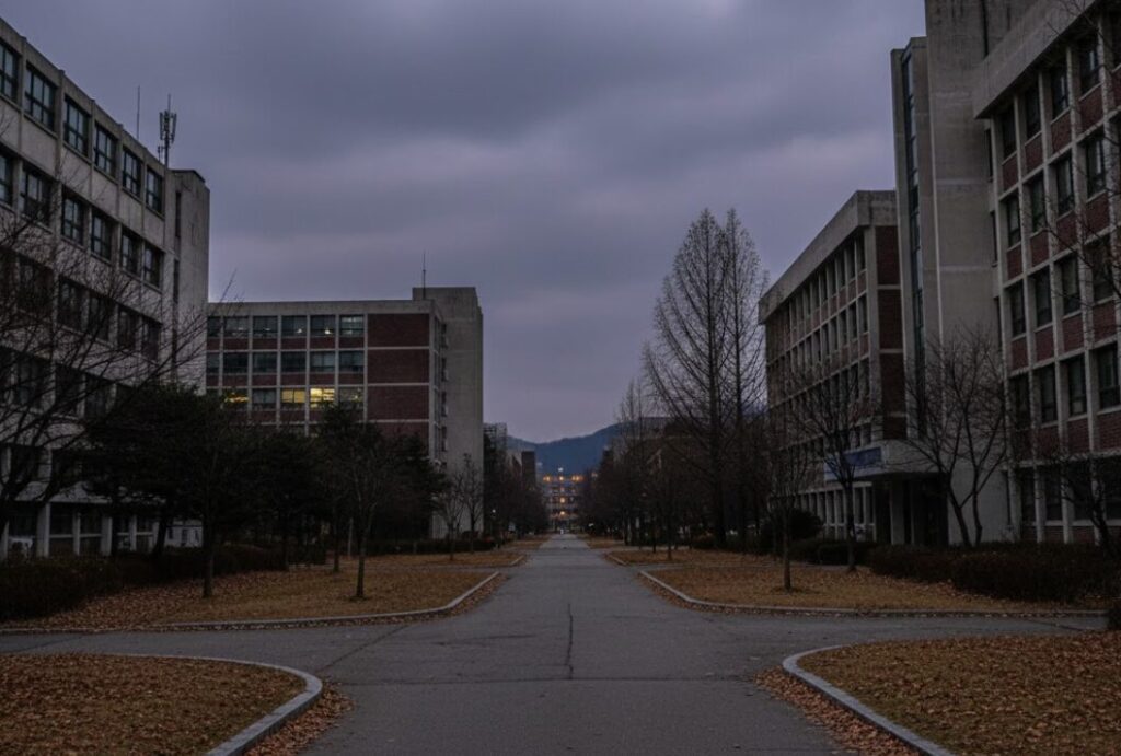 Collapsing Universities: How Does the Predicted Breakdown Begin?