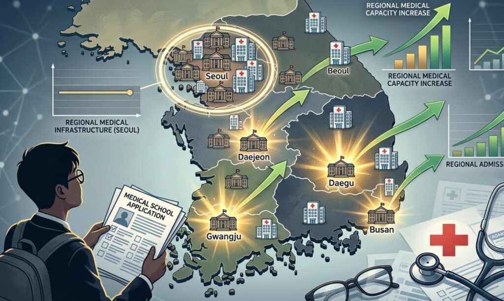 의대 정원, 다시 숫자의 문제가 됐다 – 2027학년도 입시는 왜 ‘서울 밖 의대’에 주목해야 하나