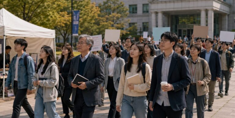 부산대 ‘507 행진’, 대학 안의 오래된 차별 문제를 다시 묻다